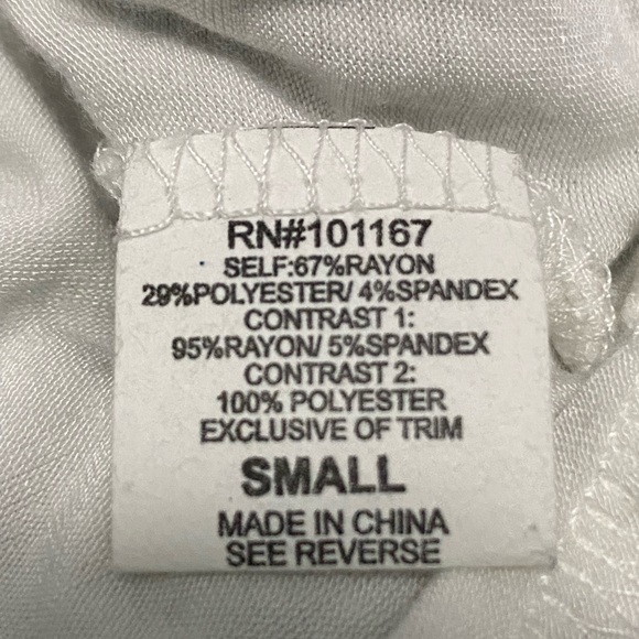 Cha cha vente women's Flowy top w/beading sheer bottom stars hem size Small - Picture 10 of 13